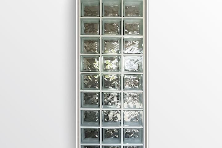 대형액자 유리블럭 Glass Block Wave Type 420x1189mm