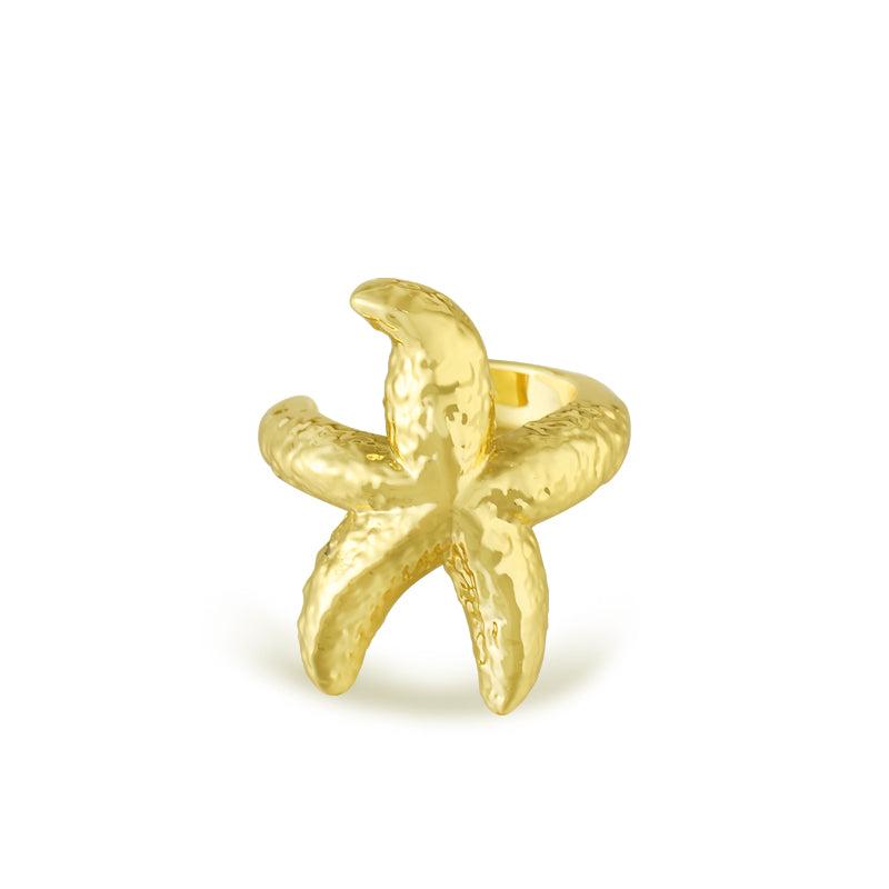 Starfish Ear Cuff - Gold