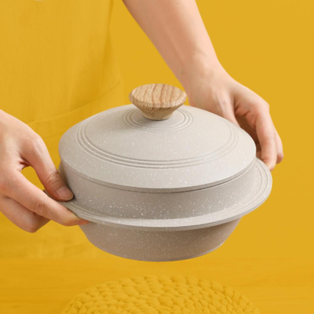 키라 인덕션용뚝배기 인덕션 업소용 계란찜 뚝배기 솥밥 냄비