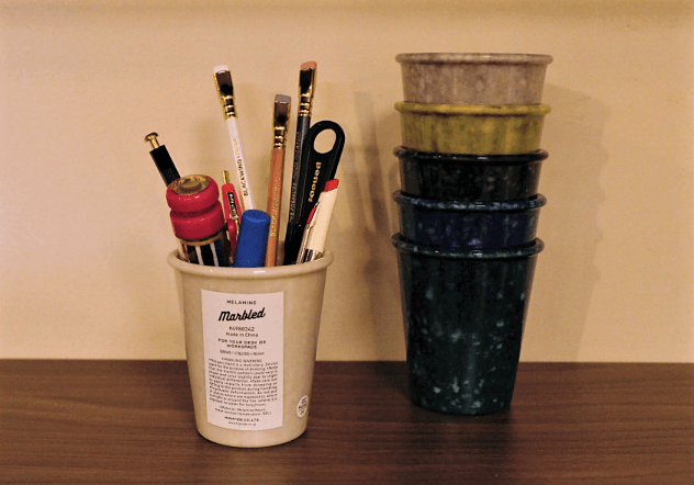 펜코 마블 펜 스탠드 PENCO MARBLE PEN STAND 연필꽂이