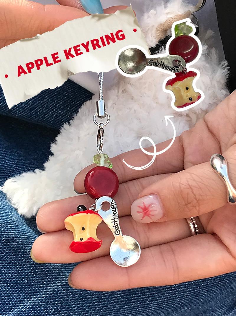 (*일주일소요) APPLE KEYRING (apple!)