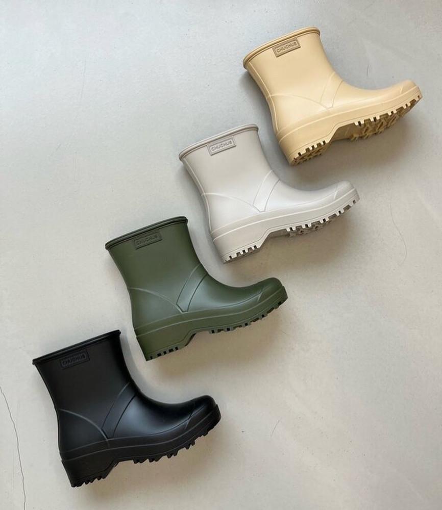 숏 레인부츠 여름 여성 장화