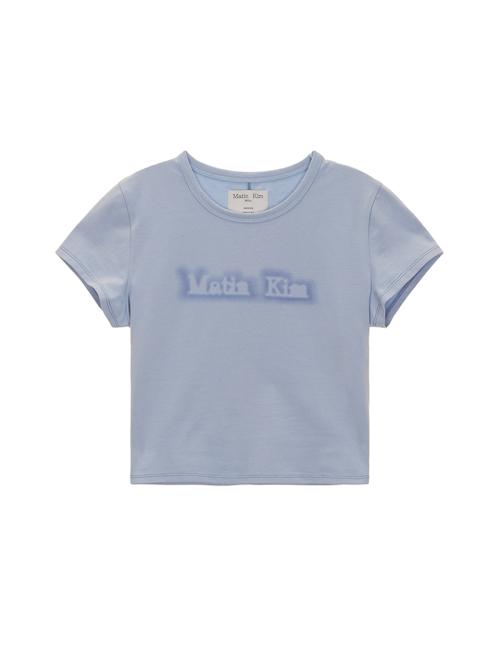 MATIN SHADE LOGO CROP TOP IN SKY