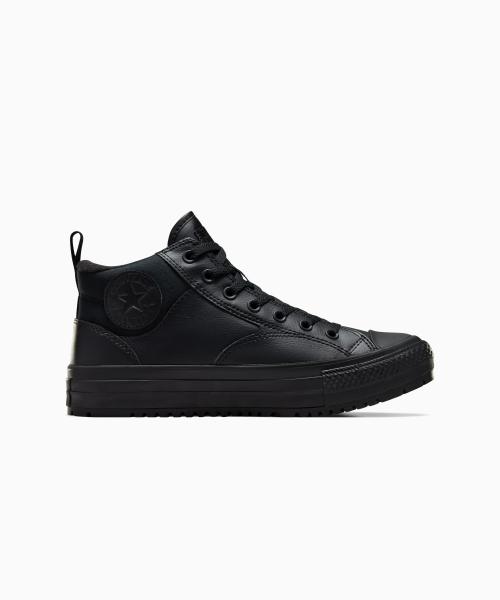 척테일러 올스타 몰든 스트릿 부츠 워터프루프 레더 블랙 A04478C