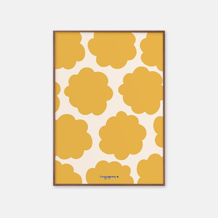 Flower in dreams sunflower yellow 포스터