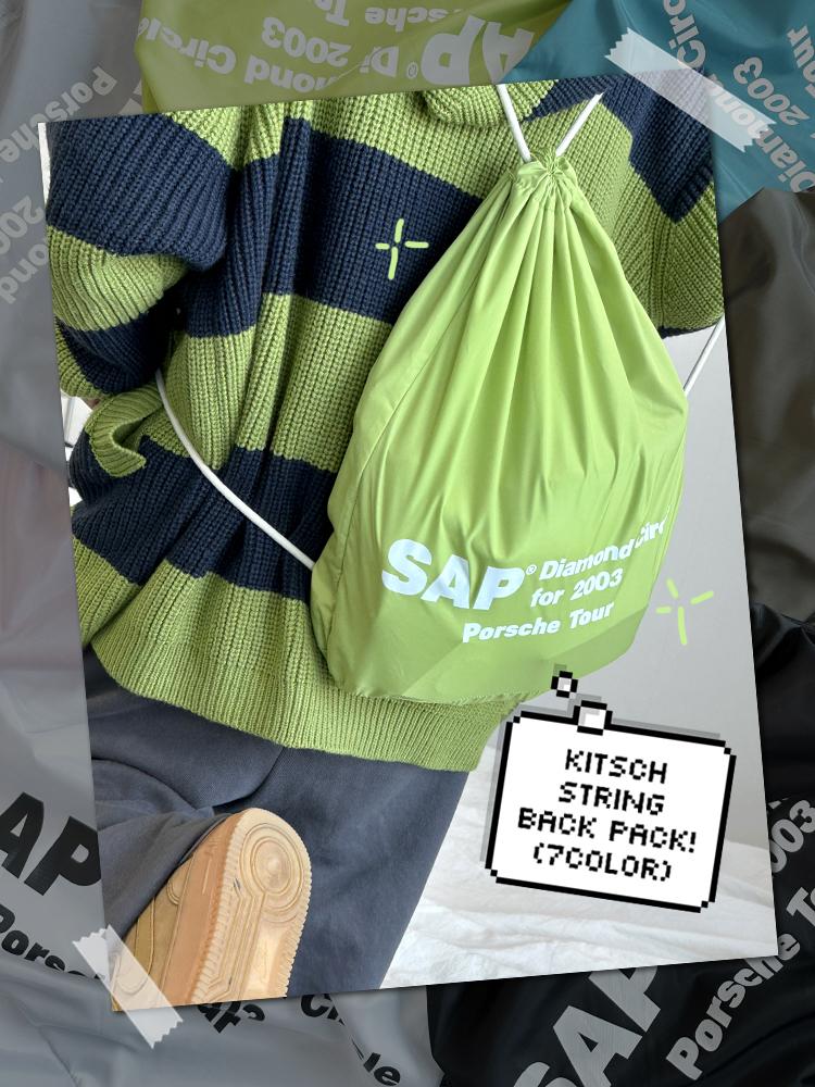 키치 포인트 스트링 짐색 백팩(7color)