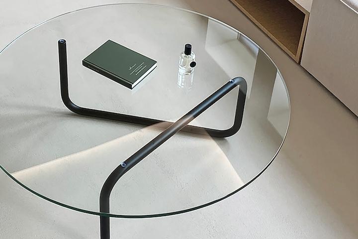 라인 유리 소파 테이블 30/700