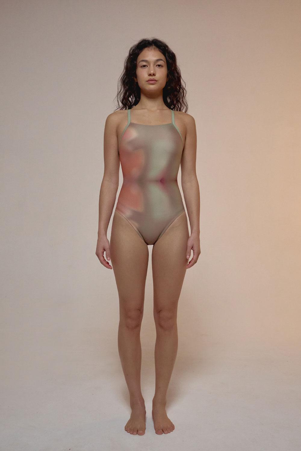 [12/4 순차발송] AUMOE SWIMSUIT - SUNSET FOREST