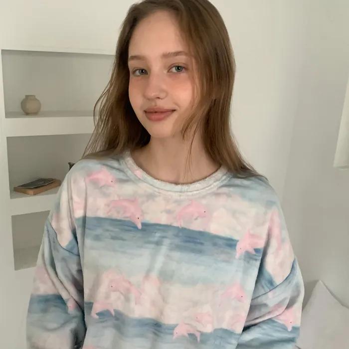 [2차]pink dolphin winter pajama (수면잠옷)