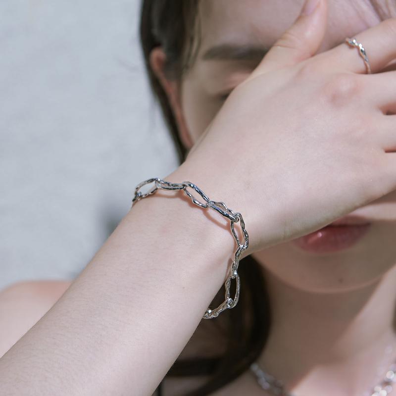 [정수빈,태영 착용]Water flow 체인팔찌