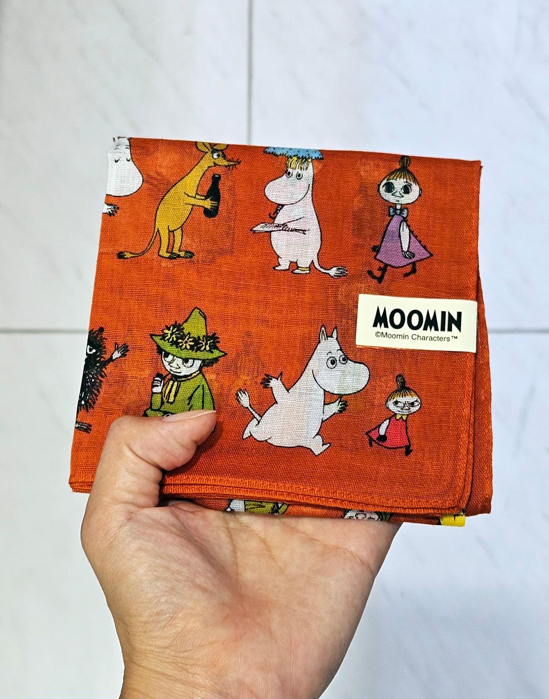 무민 캐릭터 캐릭터 일러스트 손수건