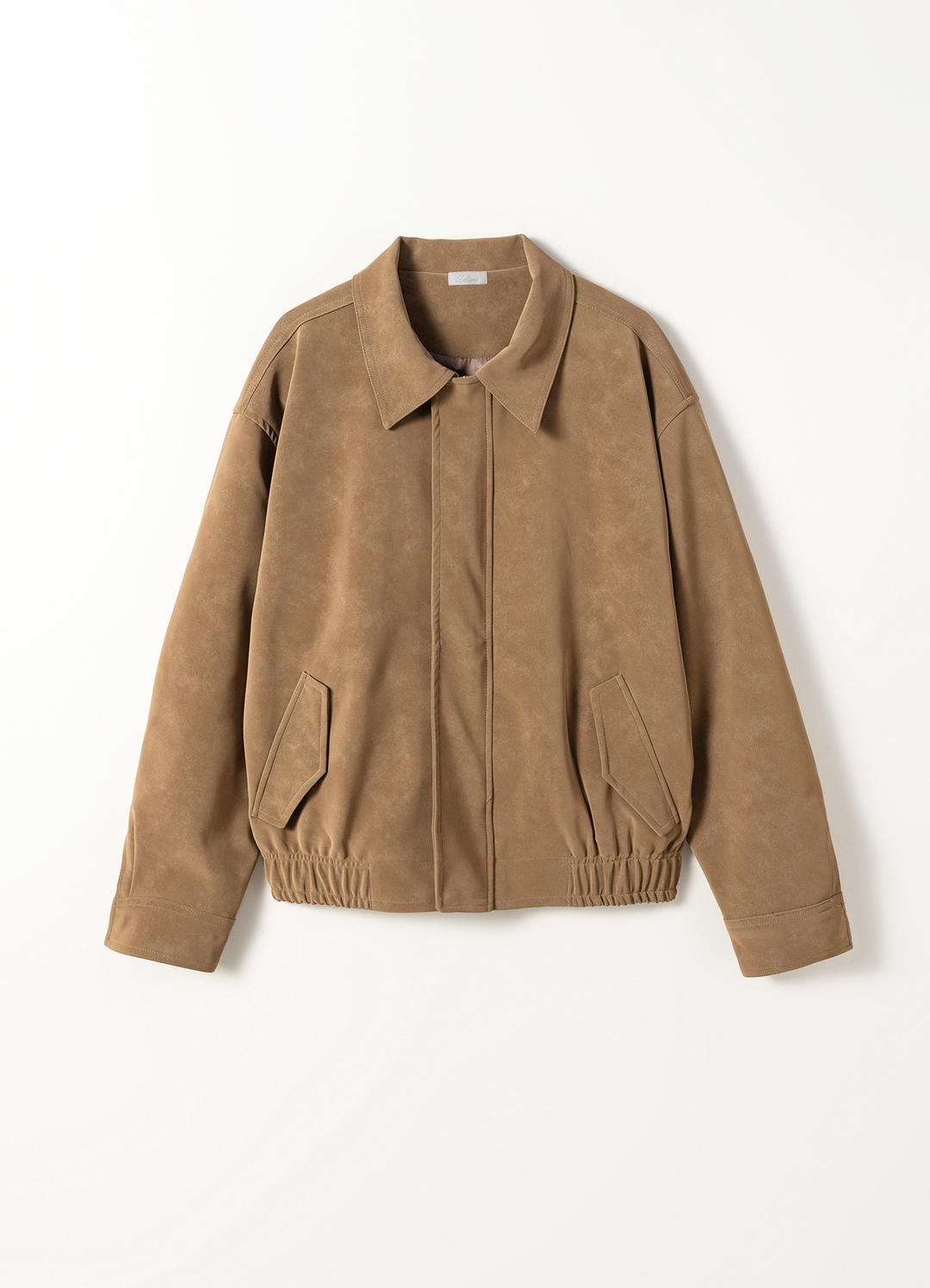 Hailey Leather Jacket(Nubuk Brown)