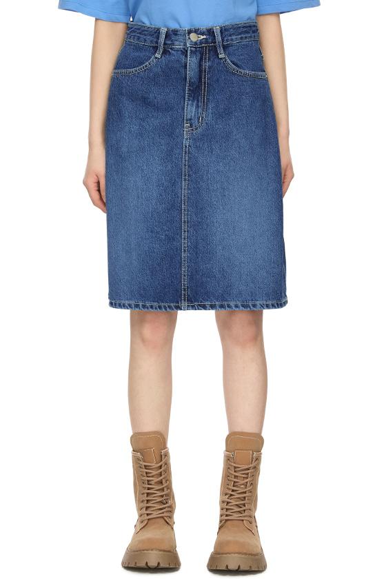 바이 데님 미드 렝스 스커트