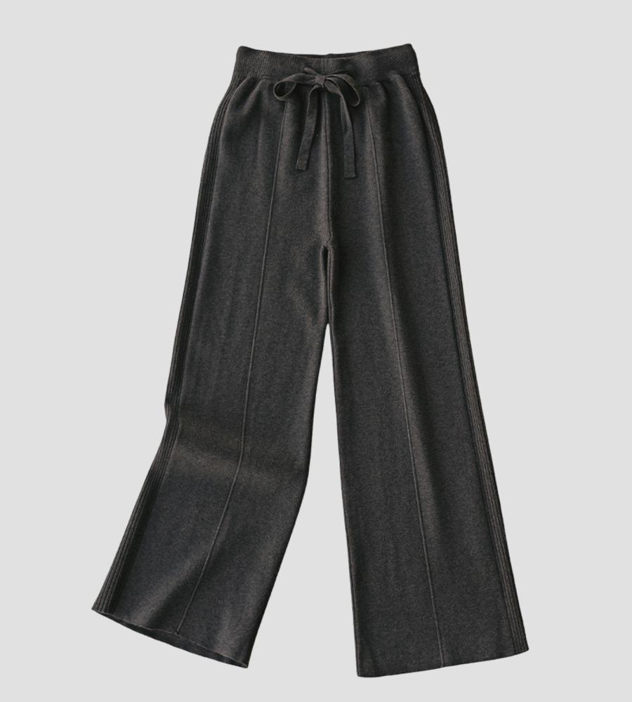 엘존스 니트 밴딩 팬츠