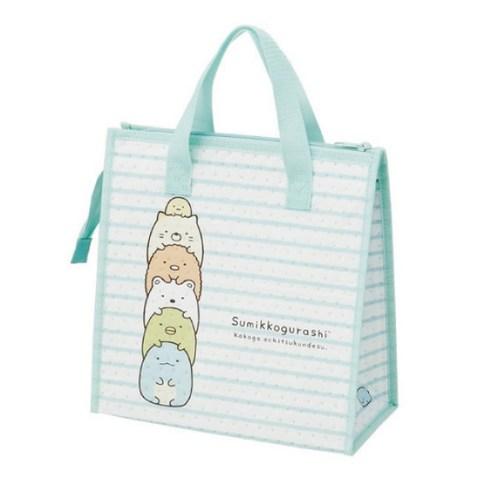 스밋코구라시 보온보냉 도시락가방, 혼합색상, 27 x 26.5 ...