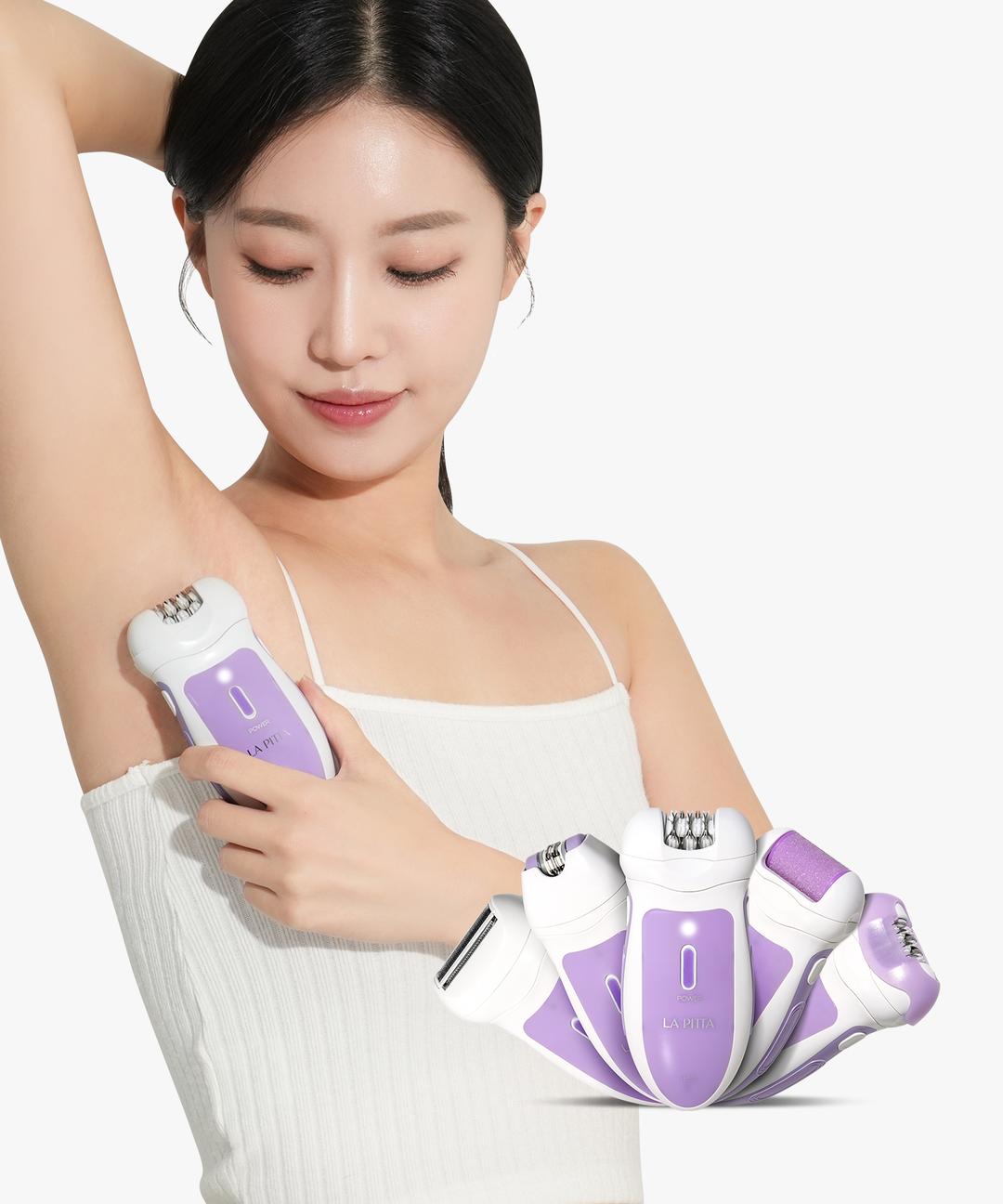 라피타 [직진배송] 라피타 저자극 5in1 실크프로 가정용제모기 모근제거기