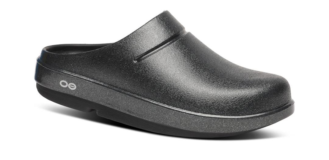 Women's OOcloog Luxe Clog - Black Sparkle - 5 / Black Sparkle
