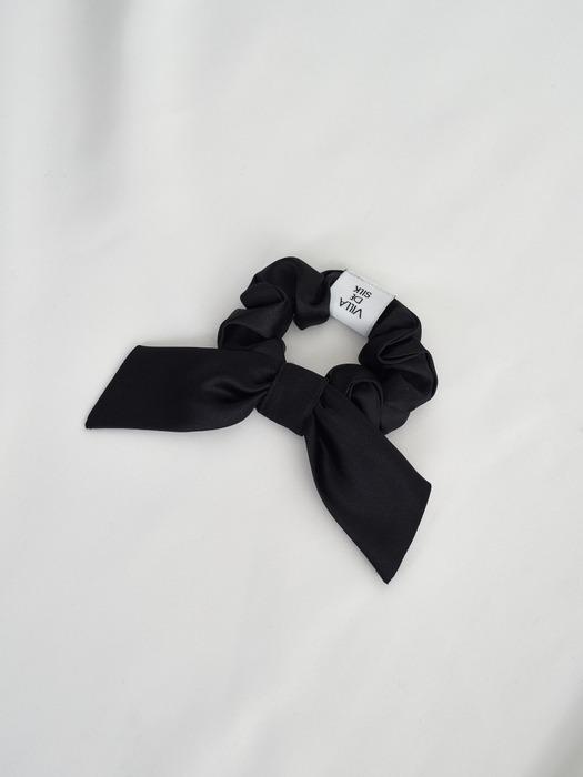 Bunny ribbon 100% silk schrunchie 실크 리본 스크런치