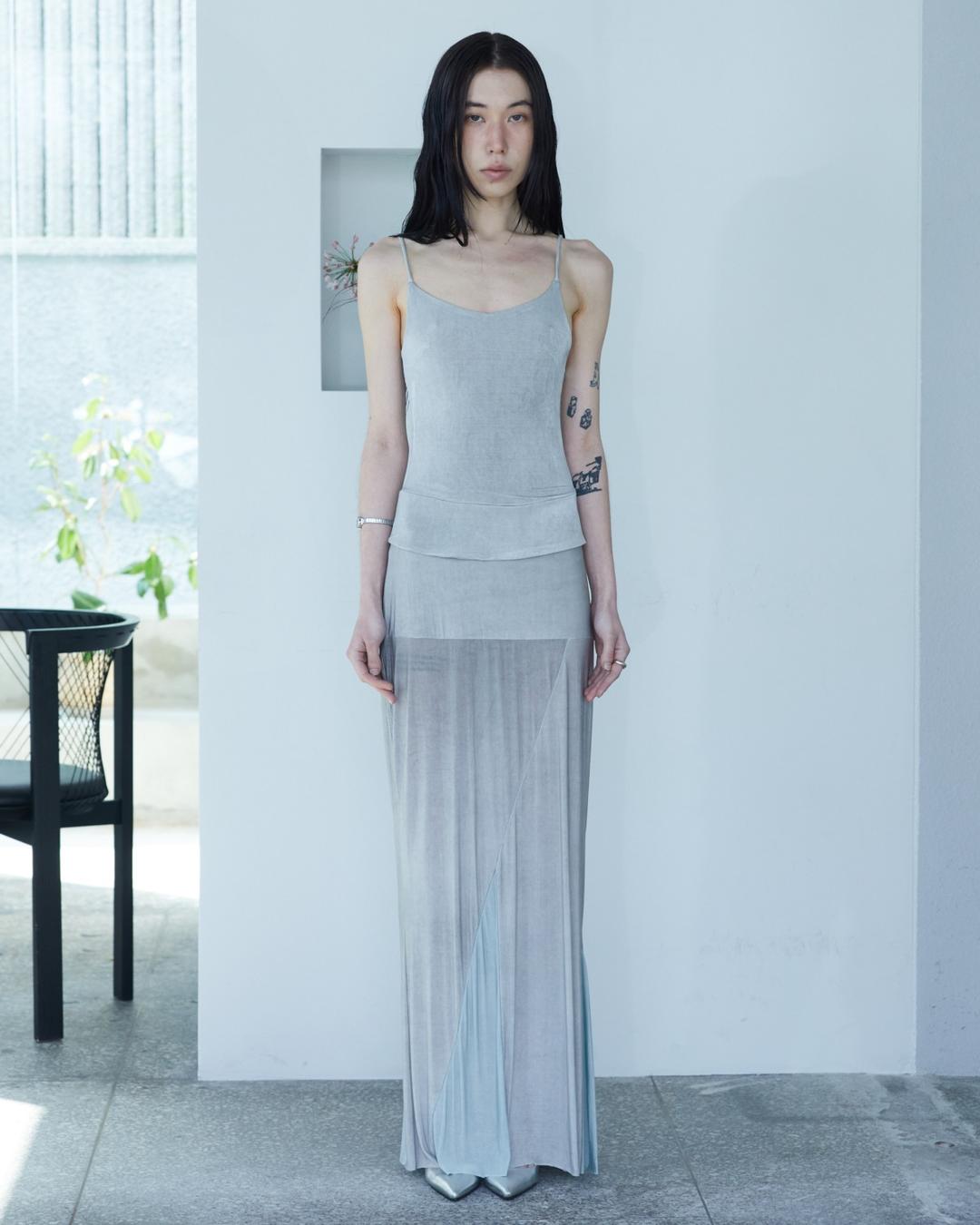 Drop Skirt - Aqua