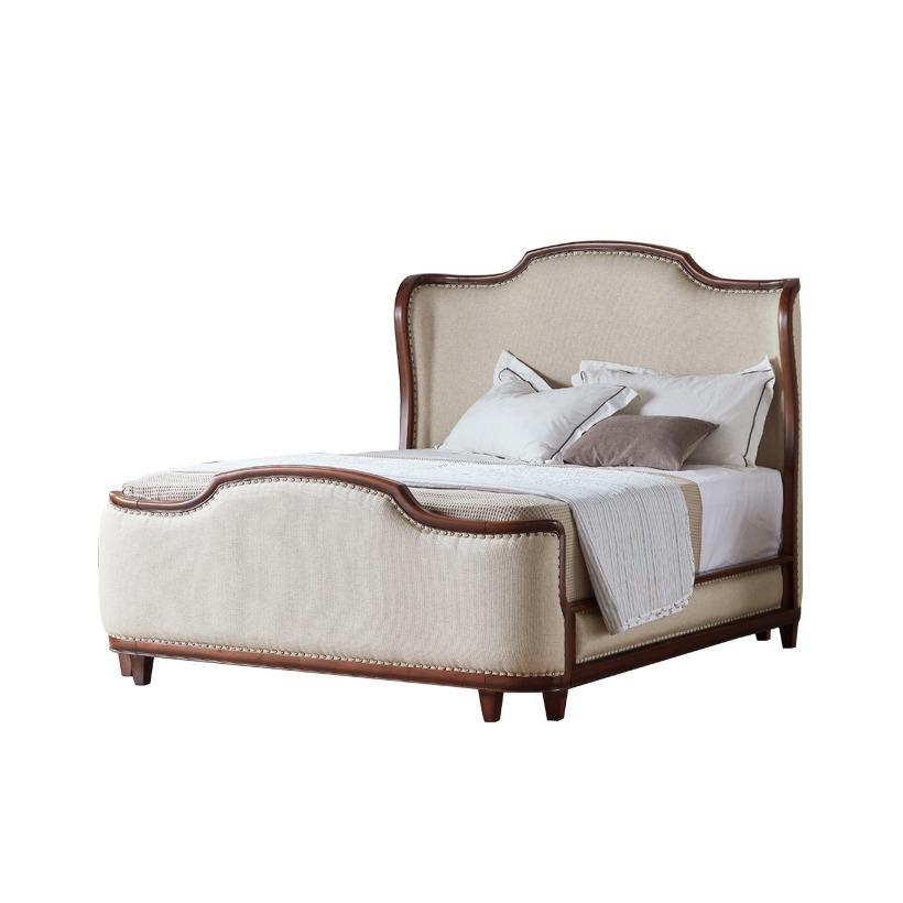 웰링턴 원목 패브릭 침대(K) / 매트리스 선택