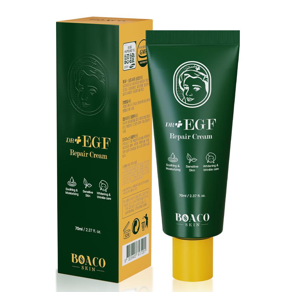 보아코스킨 EGF 리페어크림 70ml 마데카크림 여드름 트러블 피부 진정 크림