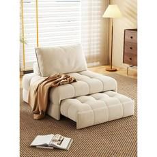 싱글 소파 침대 슬라이딩 패브릭 등받이 쿠션 안락 거실 자취