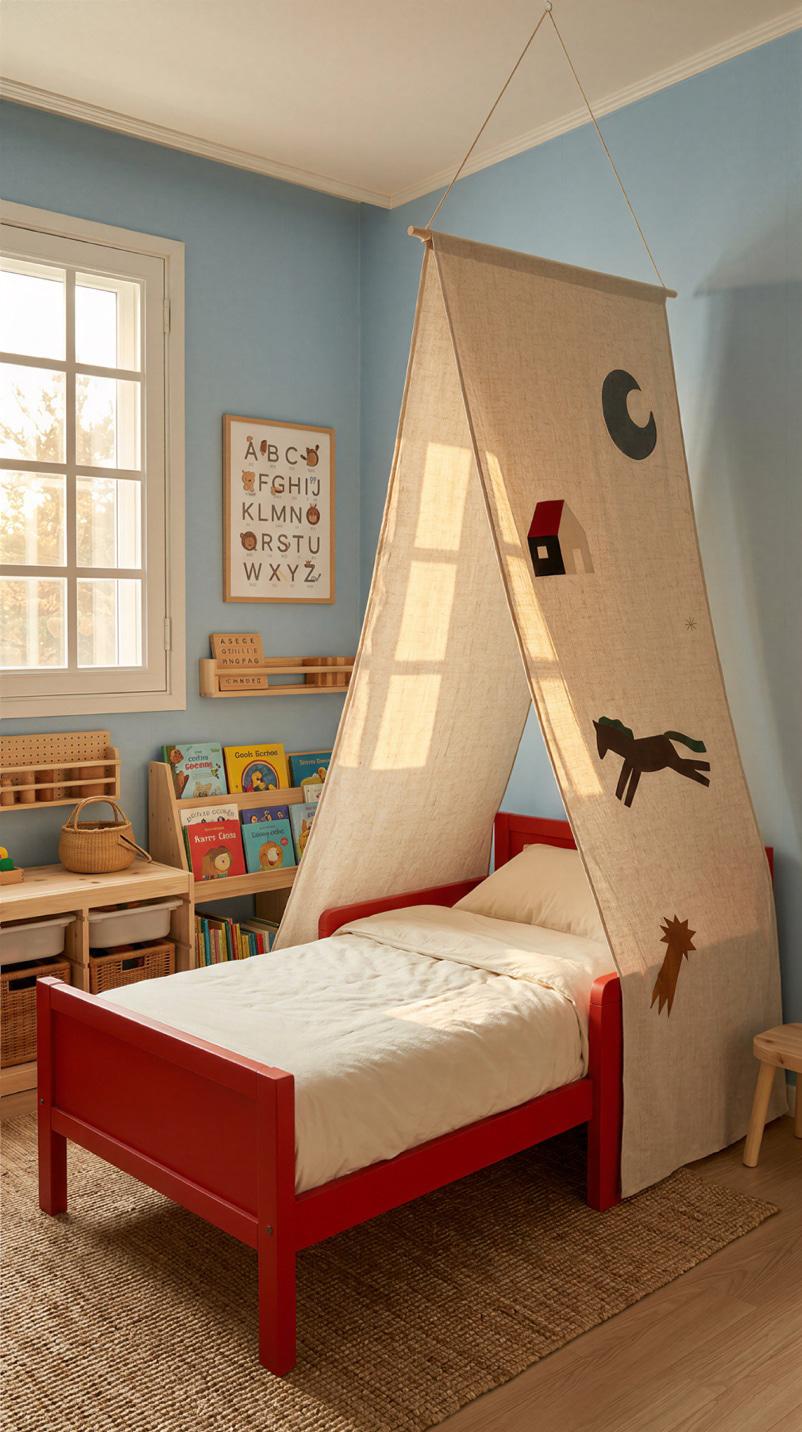 (2nd Pre) House, moon, star, horse Canopy