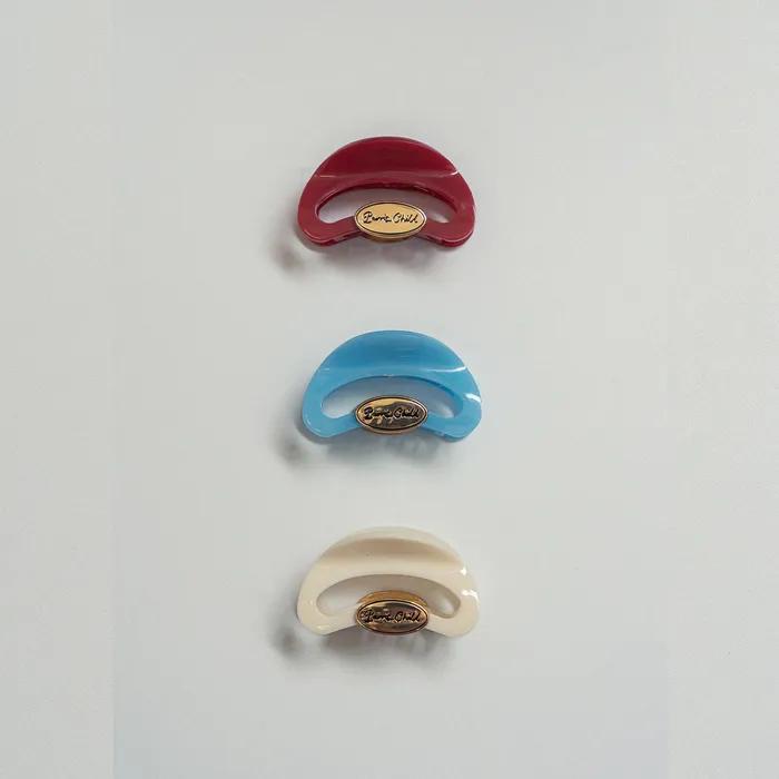 Half Moon Hair Clip (3color)