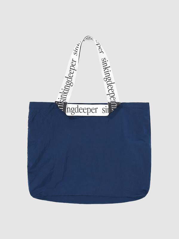 Logo big Shoulder Bag / Navy