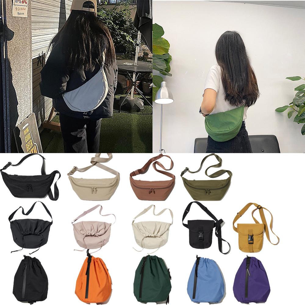 유니클로 여성 미니 반달 크로스백 라운드 숄더백 슬링백 가방