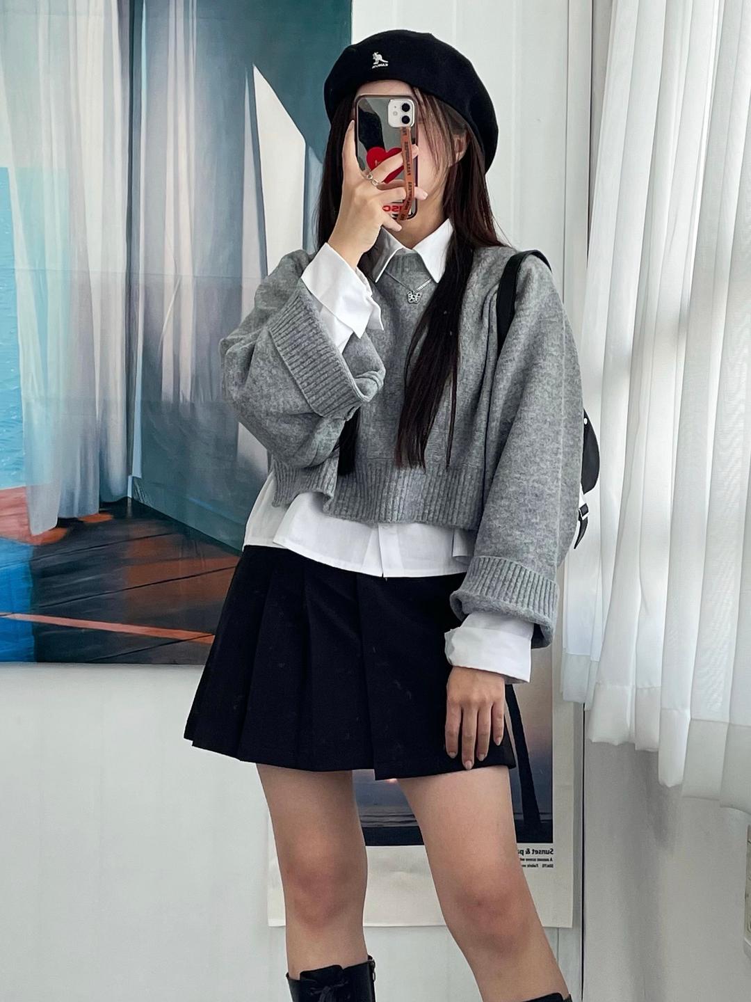 [도톰]크롭니트