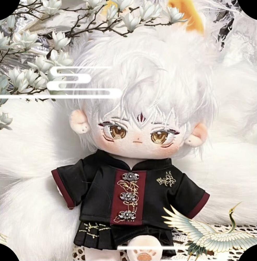 20cm 솜인형 동양풍 고풍스러운 의상 세트 무속성인형