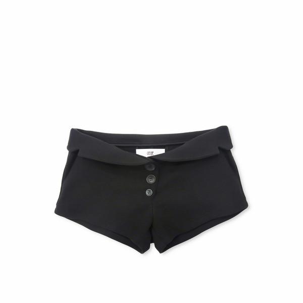 <Sia> Button Pop Shorts - BLACK