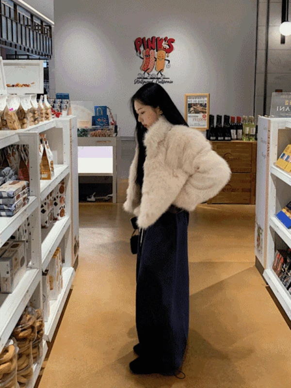 [연말룩/3온스누빔/털빠짐X] 소호 퍼 폭스 자켓 (2col)