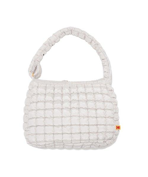 라지 퀼팅백 BEIGE