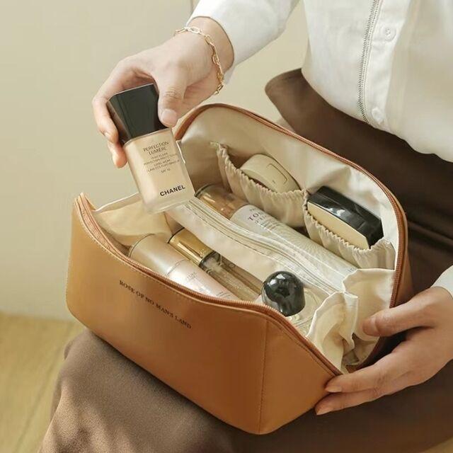 부드러운 멀티 메이크업 가방 휴대용 가죽파우치 4type