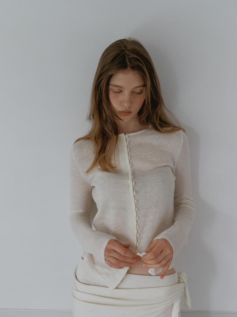 basic button cardigan