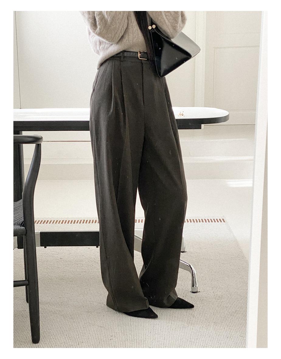 앤드 프렌치 울 슬랙스 (2colors)