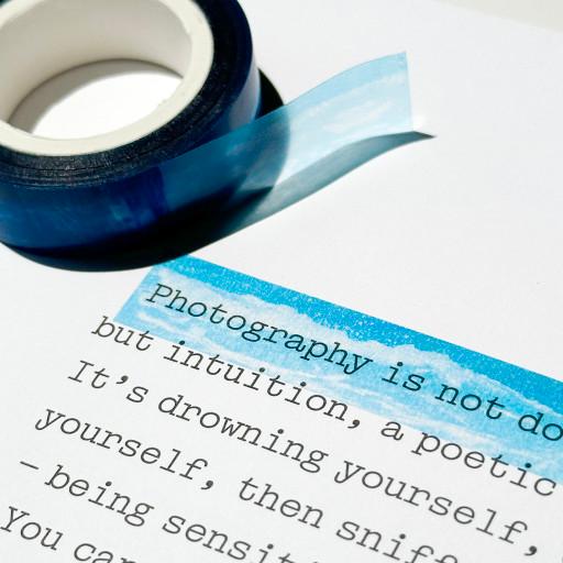 바다 투명 마스킹테이프