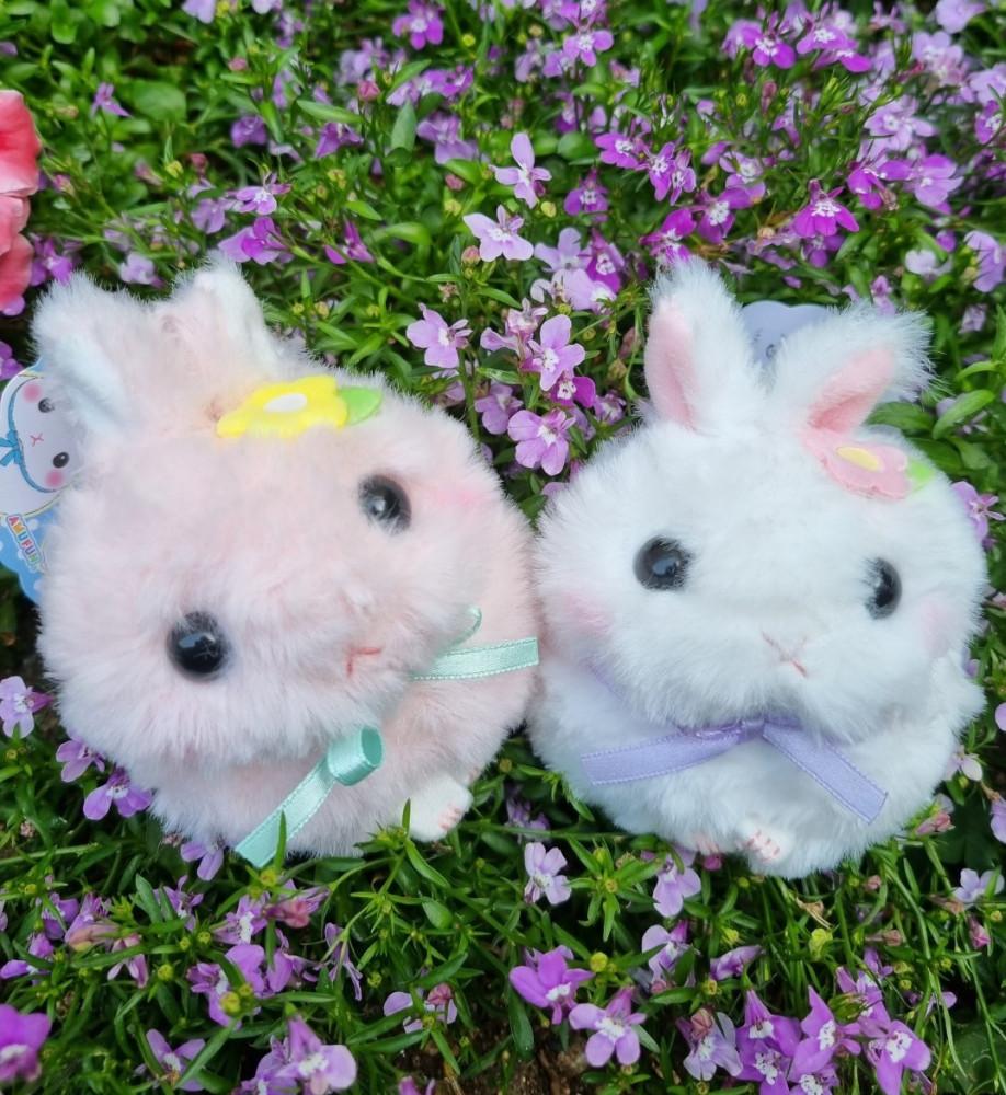 어뮤즈 꽃 토끼 인형 키링
