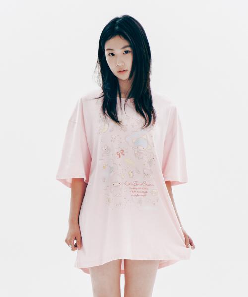 YOUHEE X LITTLE TWIN STAR FAIRY T-SHIRT PINK