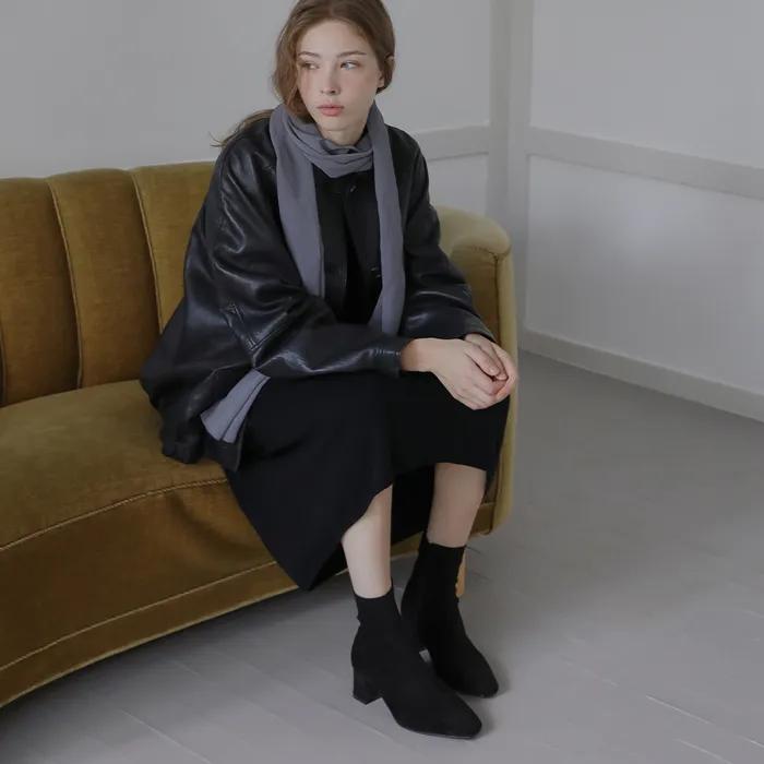 오데린 삭스 앵클부츠 (5cm)