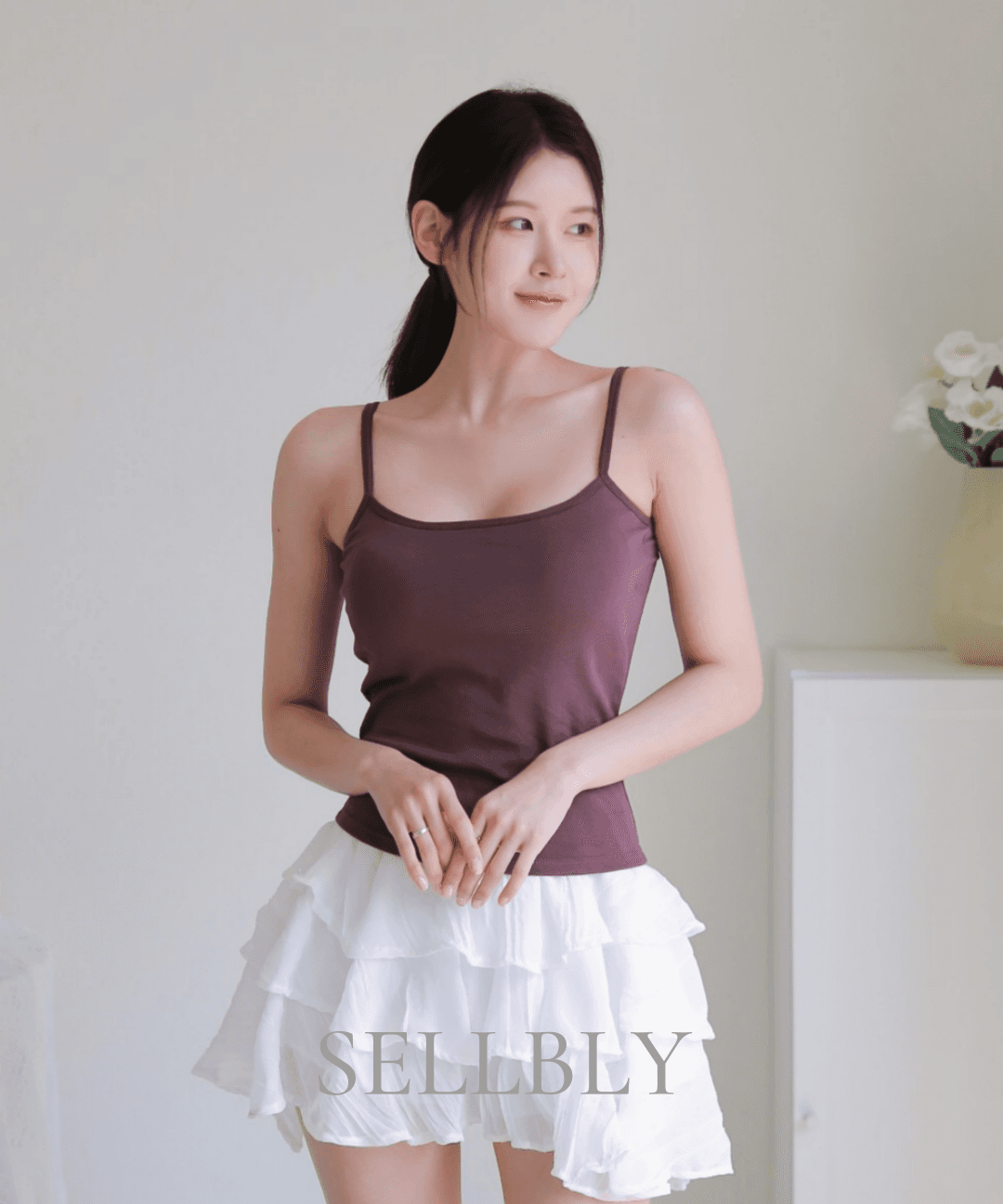 셀블리 [캡나시1등🏆1+1할인]보온 캡내장나시 레이어드 이너 브라탑 슬리브리스 캡내장 캡나시 87