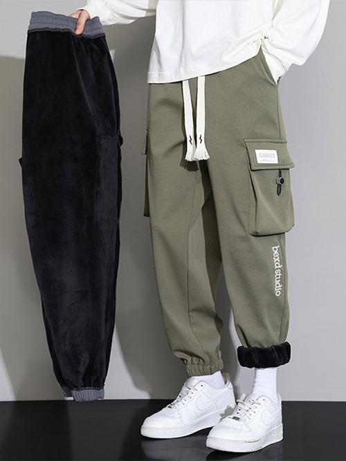 웜즈온 털안감 카고 조거 팬츠 (12/8일 발송)