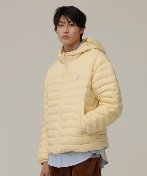 24FW RDS 커버라이트 패커블 후디 다운 라이트 옐로우