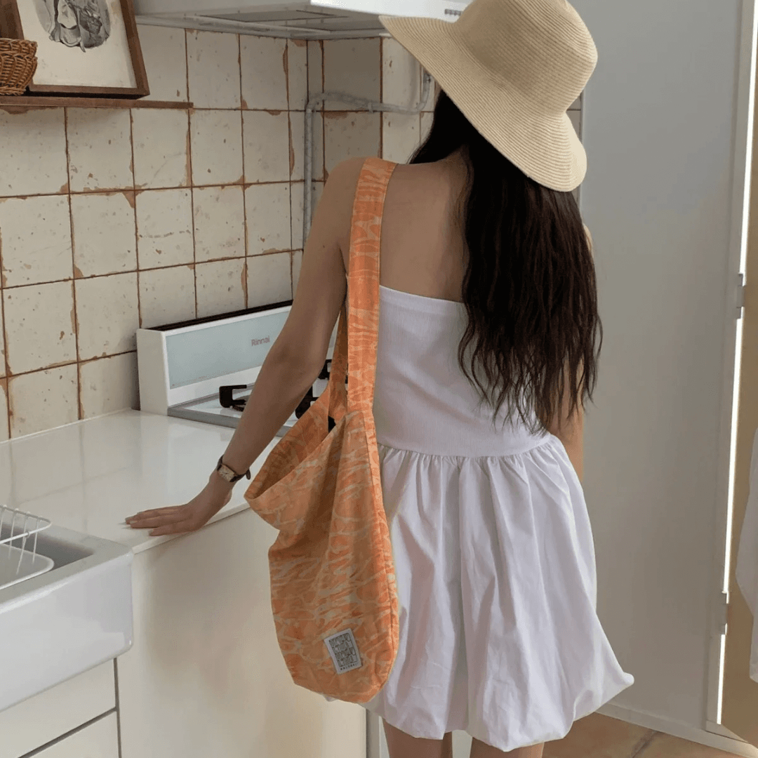 2 Ways Totebag - Ombak (Peach)