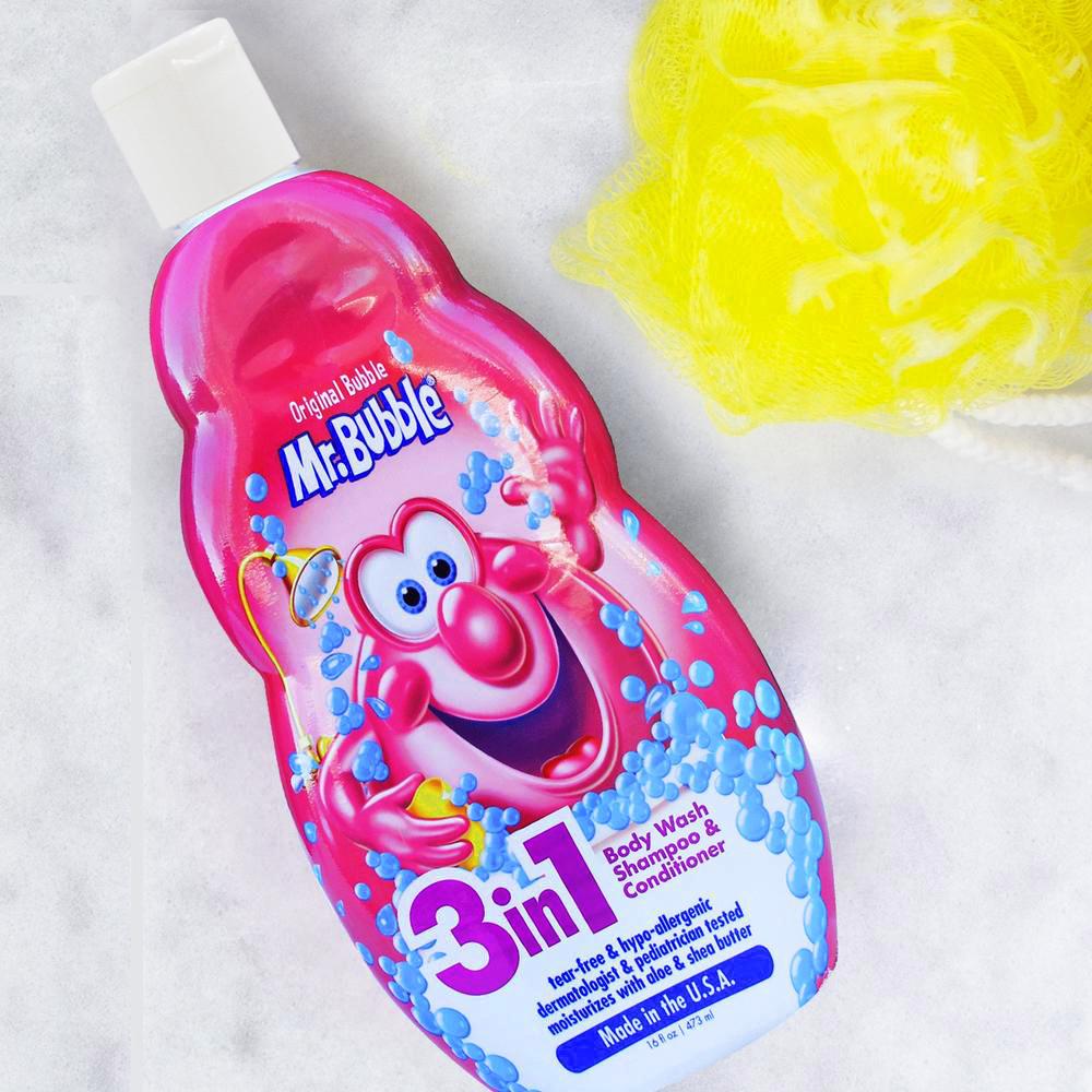 미스터버블 오리지널3인1 (샴푸앤바스) 473ml+펌프