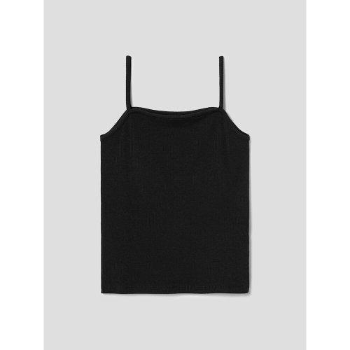 [원더스킨] 골지 캐미솔  블랙 (324242NY15)