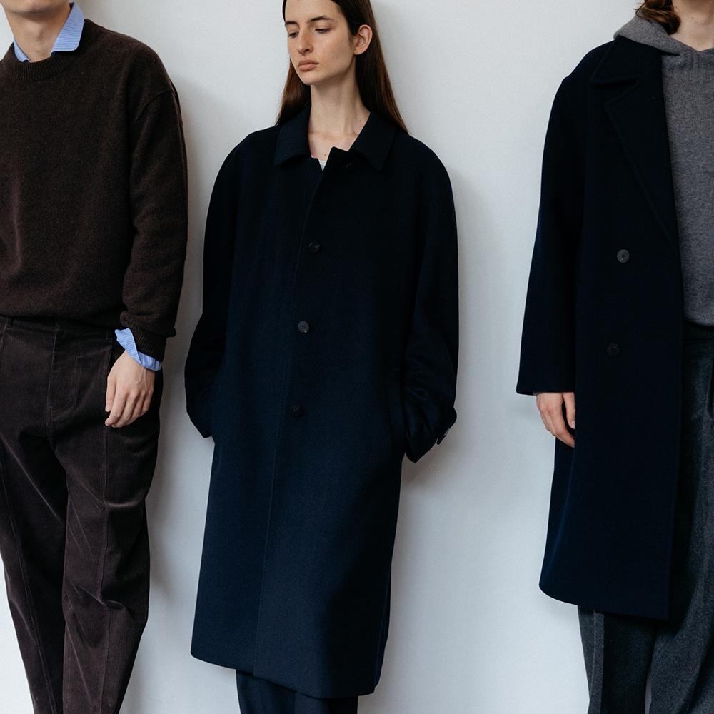 [29CM 단독] CASHMERE BLEND RAGLAN COAT [NAVY]
