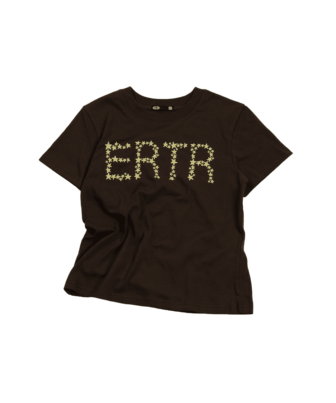 이알티알 ERTR Star Cluster T-Shirt (Brown) Small Fit